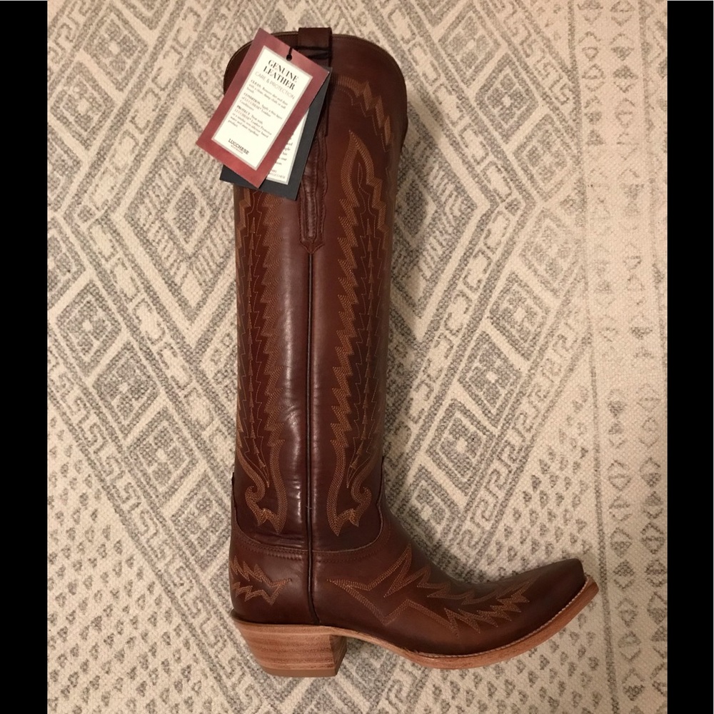 Lucchese Women’s Tall tan Boots